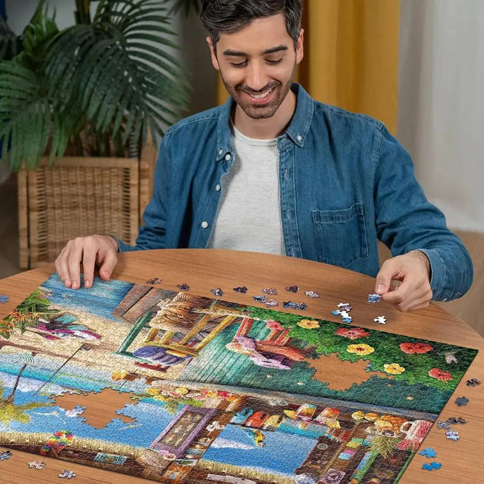 RAVENSBURGER Chiosco In Spiaggia Puzzle 1500 Pezzi - 17463