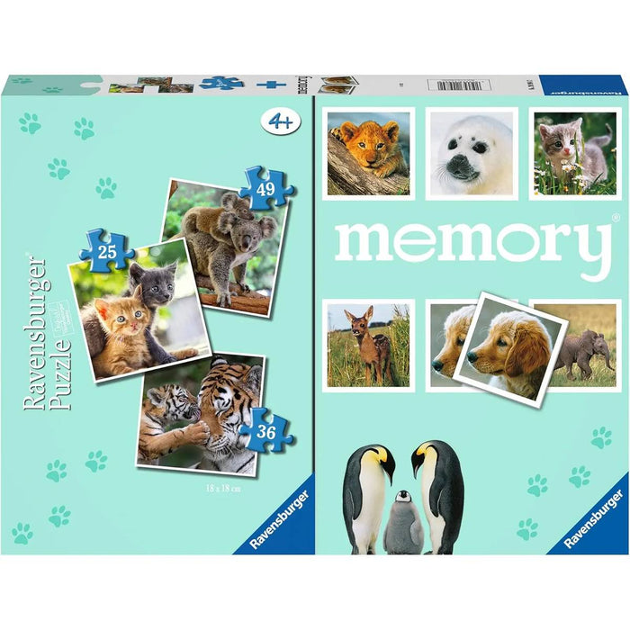 RAVENSBURGER Puzzle Con Memory Cuccioli - 20984