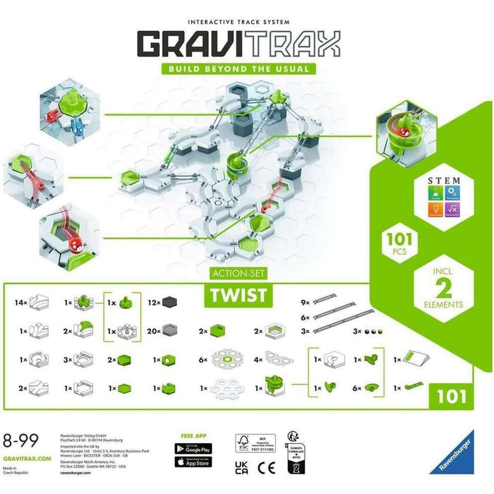 RAVENSBURGER Gravitrax Action Set Twist - 22576