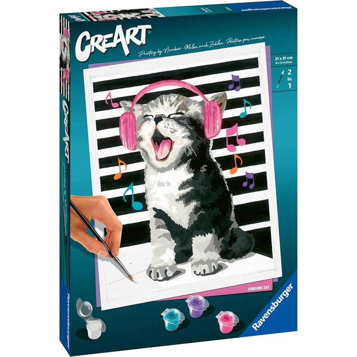 RAVENSBURGER Creart Il Gattino Cantante Serie Trend - 23545