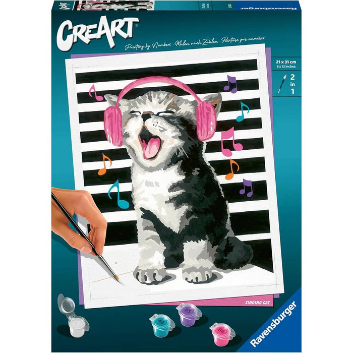 RAVENSBURGER Creart Il Gattino Cantante Serie Trend - 23545