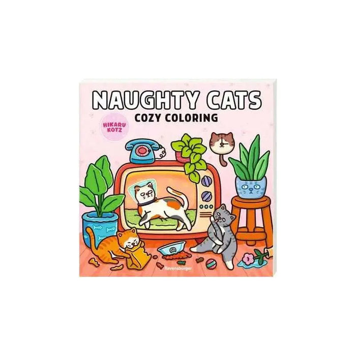 RAVENSBURGER Cozy Coloring Book Naughty Cats