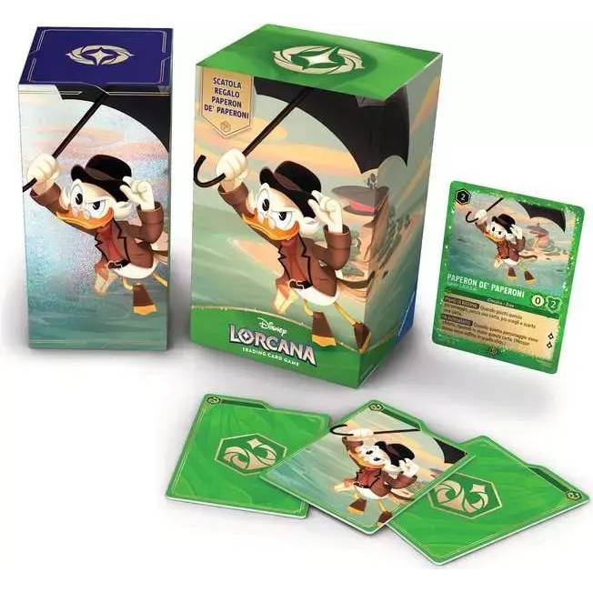 RAVENSBURGER Disney Lorcana Tcg: Incanto D'Inverno - Scatola Regalo Paperon De Paperoni - LOR11098846