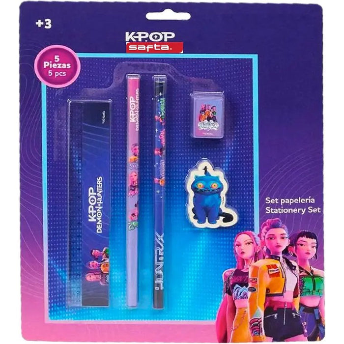 SAFTA Kpop Demon Hunters Stationery Set