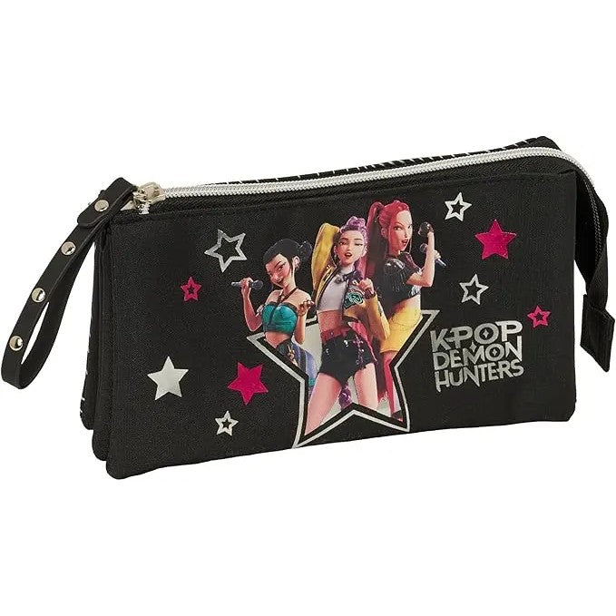 SAFTA Astuccio Triplo Kpop Demon Hunters Energy