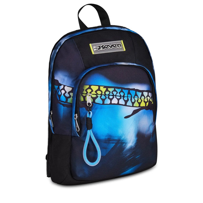 SEVEN Zaino Dual Detach Turchese Fluo