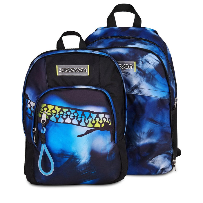 SEVEN Zaino Dual Detach Turchese Fluo