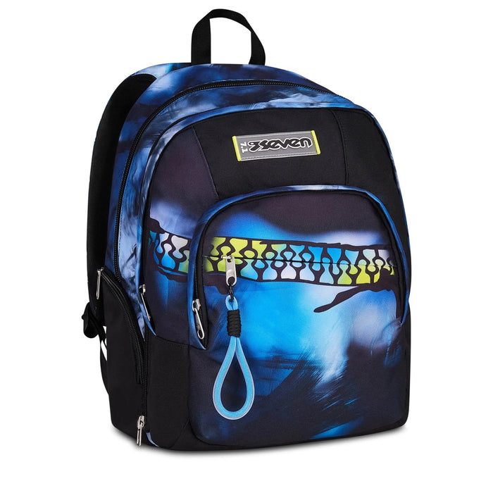 SEVEN Zaino Dual Detach Turchese Fluo