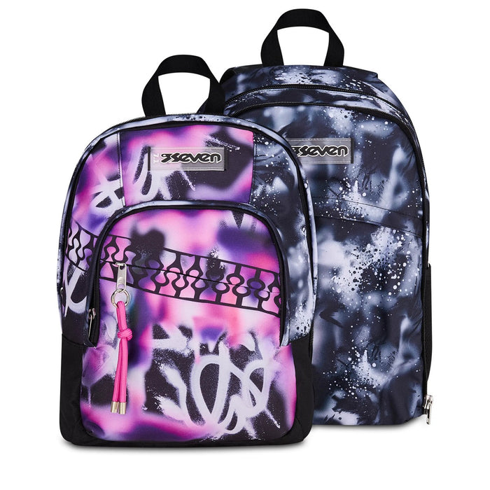 SEVEN Zaino Dual Detach Buzzy Note Girl