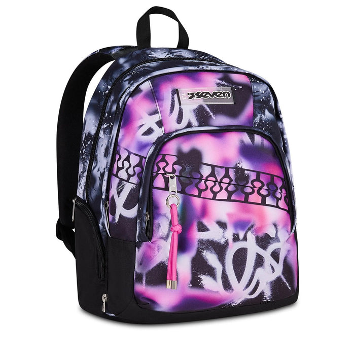 SEVEN Zaino Dual Detach Buzzy Note Girl