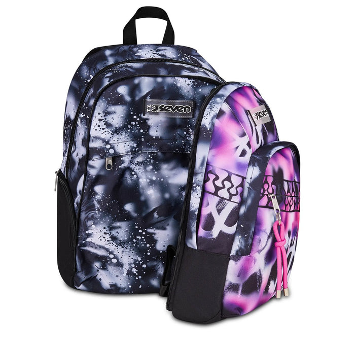 SEVEN Zaino Dual Detach Buzzy Note Girl