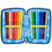 SEVEN Astuccio 3 Zip Turchese Fluo - 300102622519