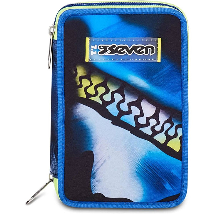 SEVEN Astuccio 3 Zip Turchese Fluo - 300102622519