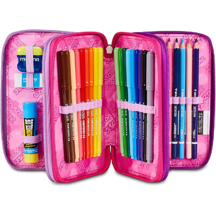 SEVEN Astuccio 3 Zip Buzzy Note Girl - 300102630406