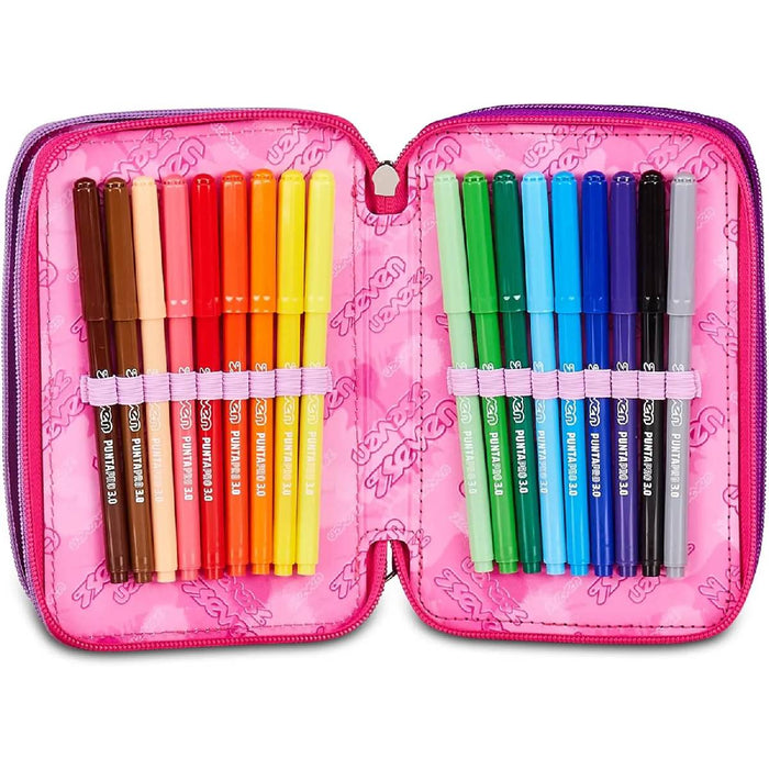 SEVEN Astuccio 3 Zip Buzzy Note Girl - 300102630406