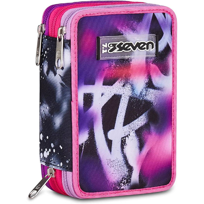 SEVEN Astuccio 3 Zip Buzzy Note Girl - 300102630406
