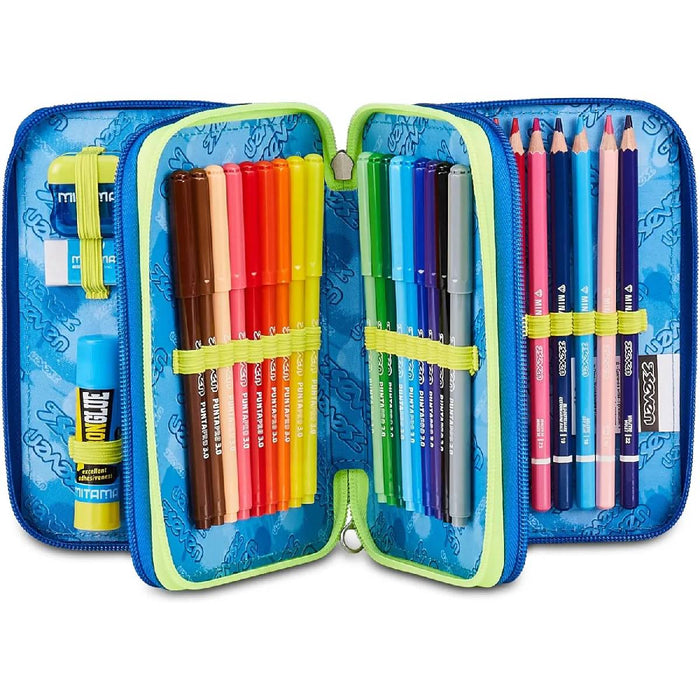 SEVEN Astuccio 3 Zip Electricvibe Boy - 300102634550
