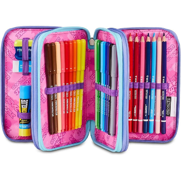 SEVEN Astuccio 3 Zip Electricvibe Girl - 300102638531