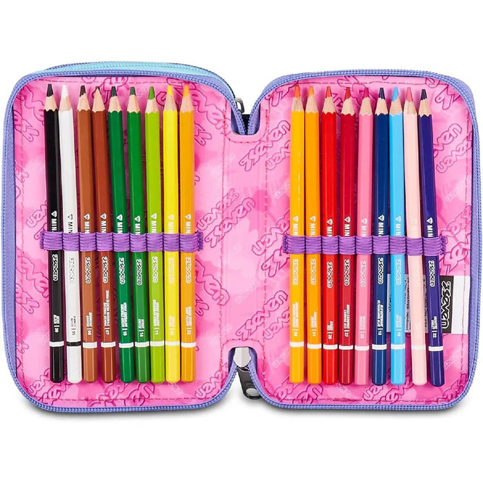 SEVEN Astuccio 3 Zip Electricvibe Girl - 300102638531