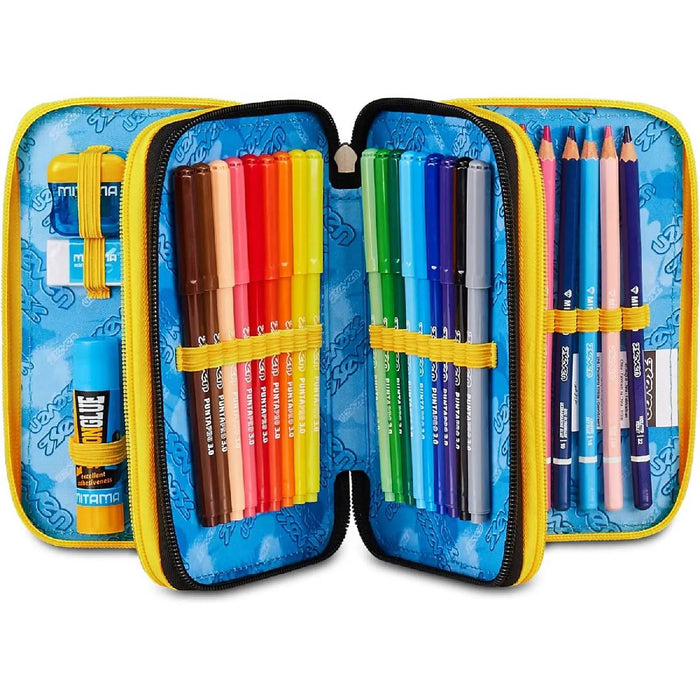 SEVEN Astuccio 3 Zip Golden Paint - 300102642822