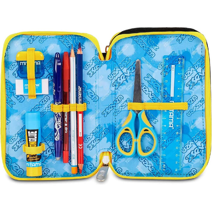 SEVEN Astuccio 3 Zip Golden Paint - 300102642822