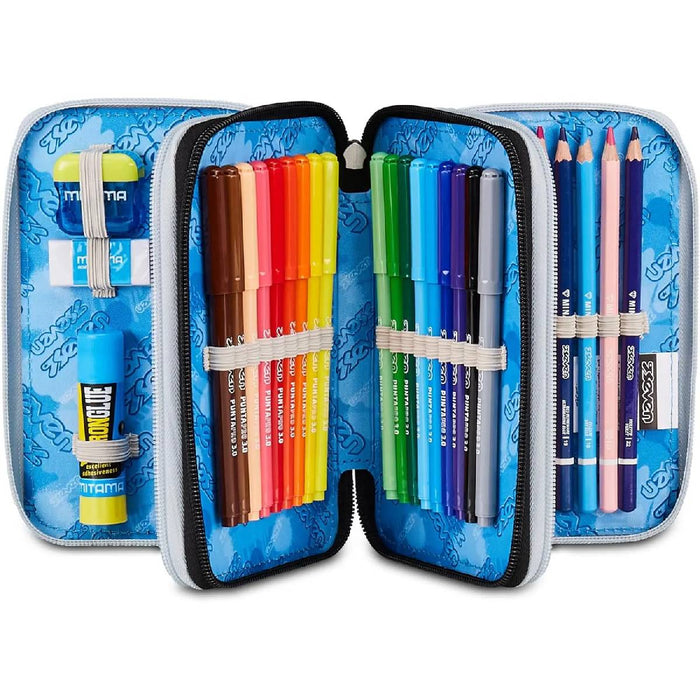 SEVEN Astuccio 3 Zip Plumpy Line Boy - 300102654899
