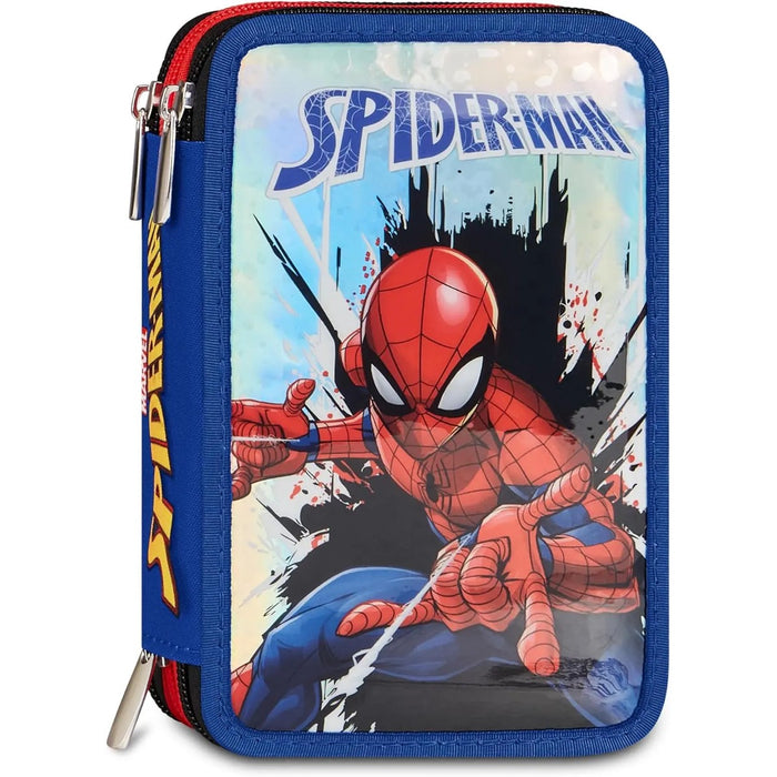SEVEN Astuccio 3 Zip Spiderman