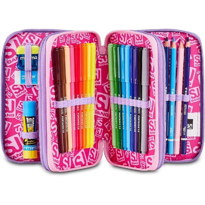 SEVEN Sj Astuccio 3 Zip 3D Pixie Unicorn - 30C202604376