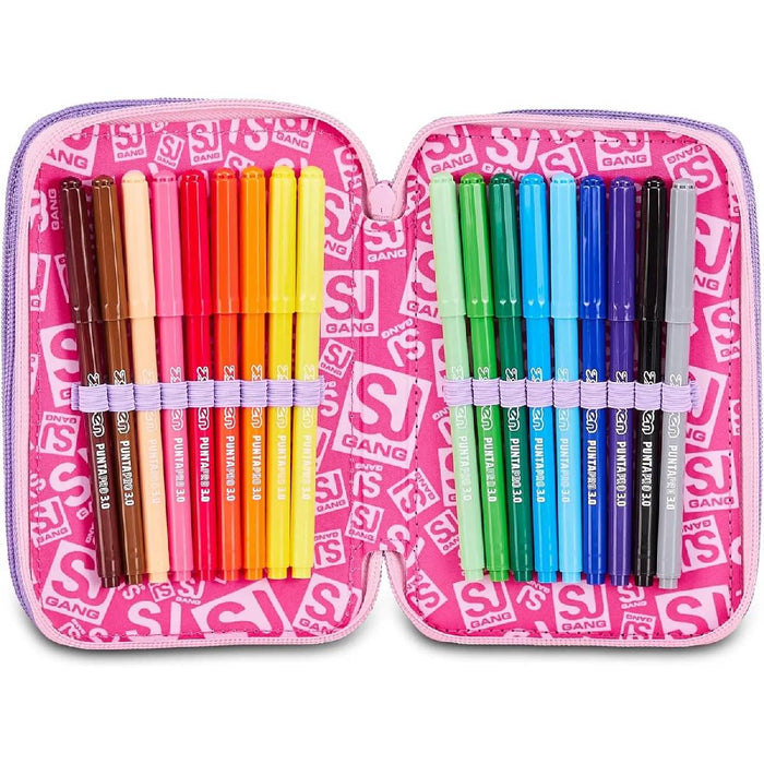 SEVEN Sj Astuccio 3 Zip 3D Pixie Unicorn - 30C202604376