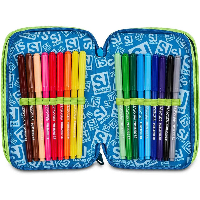 SEVEN Sj Astuccio 3 Zip Soft Pouch Boy - 30C202612899