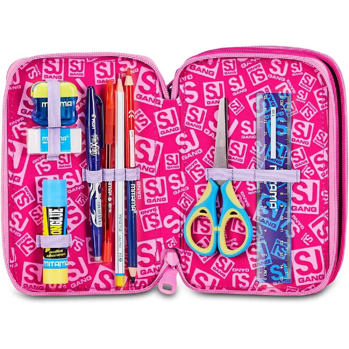 SEVEN Sj Astuccio 3 Zip Soft Pouch Girl - 30C2026153D9