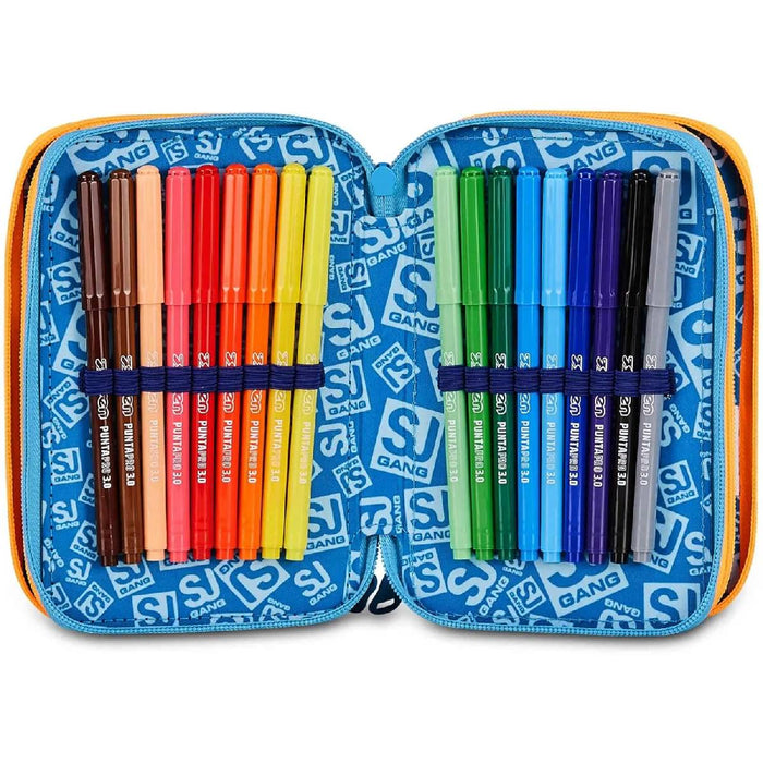 SEVEN Sj Astuccio 3 Zip Joyful Pins Boy - 30C202618574