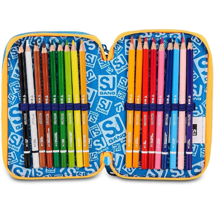 SEVEN Sj Astuccio 3 Zip Joyful Pins Boy - 30C202618574