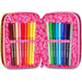 SEVEN Sj Astuccio 3 Zip Joyful Pins Girl - 30C202622382