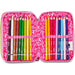 SEVEN Sj Astuccio 3 Zip Joyful Pins Girl - 30C202622382