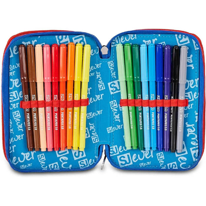 SEVEN Sj Everast Astuccio 3 Zip Fluid Game - 30C202627535