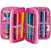 SEVEN Sj Astuccio 3 Zip Heart Buddy Girl