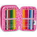 SEVEN Sj Astuccio 3 Zip Heart Buddy Girl