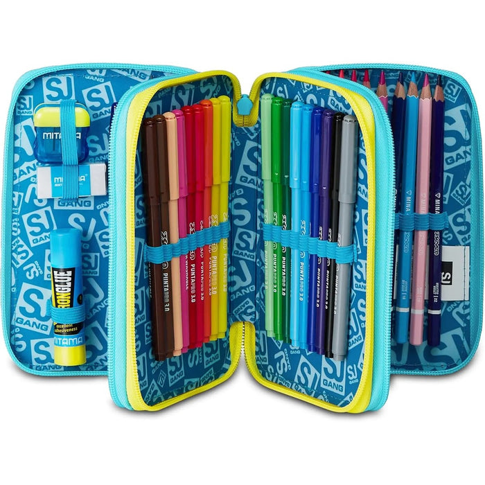 SEVEN Sj Astuccio 3 Zip Metal Dragon Boy