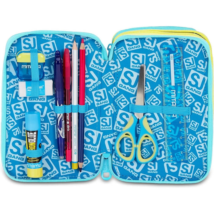SEVEN Sj Astuccio 3 Zip Metal Dragon Boy