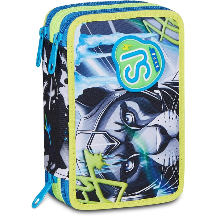SEVEN Sj Astuccio 3 Zip Glace Panther Boy