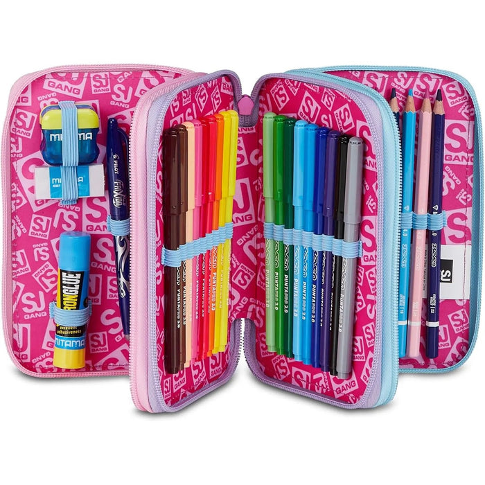 SEVEN Sj Astuccio 3 Zip Magical Fantasy Girl