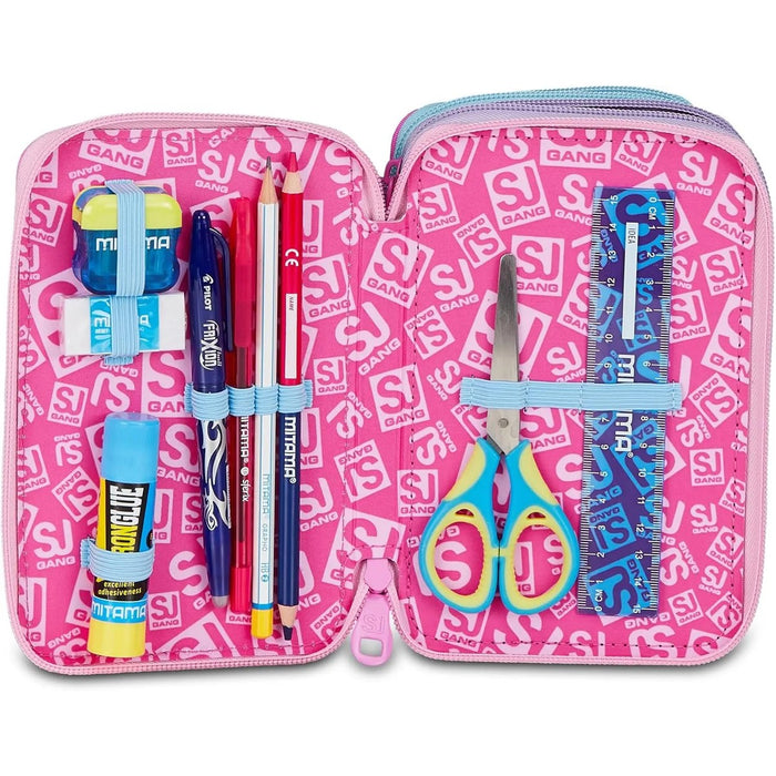 SEVEN Sj Astuccio 3 Zip Magical Fantasy Girl