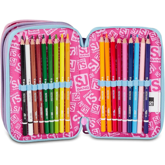 SEVEN Sj Astuccio 3 Zip Magical Fantasy Girl