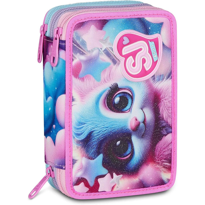 SEVEN Sj Astuccio 3 Zip Magical Fantasy Girl