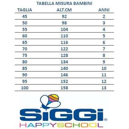 SIGGI Casacca Scuola Bambino Siggi Blu - 10 Anni- 140Cm - CS1122-BL-10