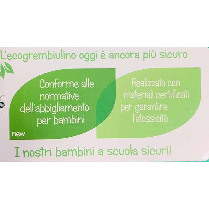 SIGGI Casacca Scuola Bambino Siggi Blu - 8 Anni- 128Cm - CS1122-BL-8