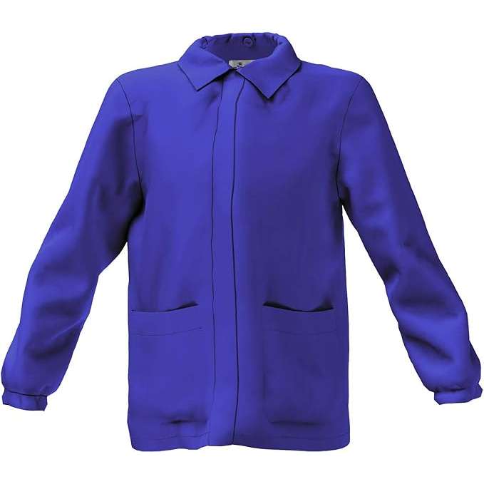 SIGGI Casacca Scuola Bambino Siggi Blu - 8 Anni- 128Cm - CS1122-BL-8