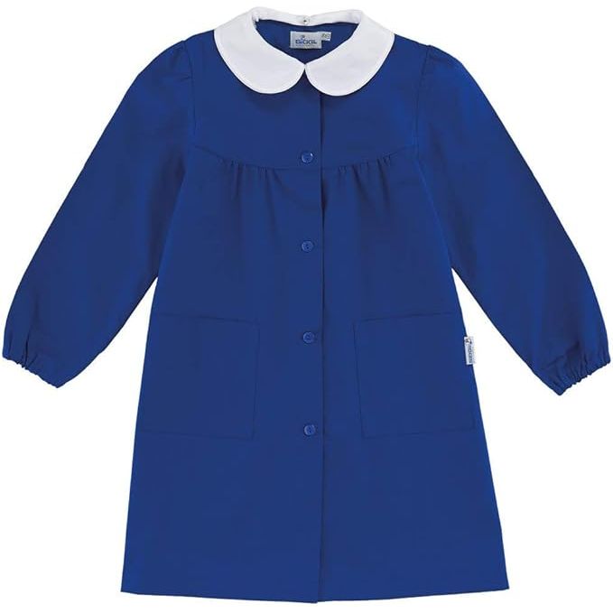 SIGGI Grembiule Bambino Bluette - 8 Anni - 128 Cm - GR2888-BL-8