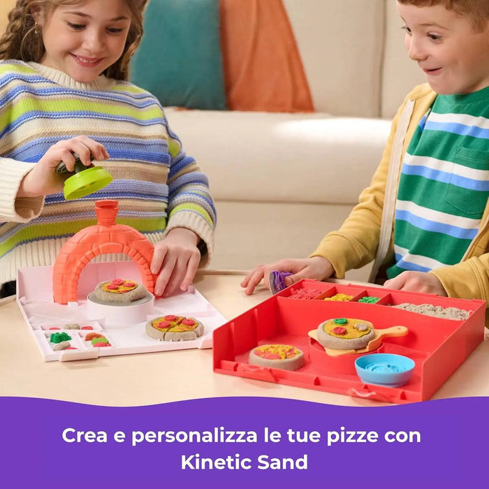 SPIN MASTER Kinetic Sand Squish Pizza Set - 6072551